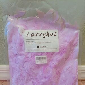 Two Larryhot Feathered Boa's ( Lavender and Baby Blue as pictured)